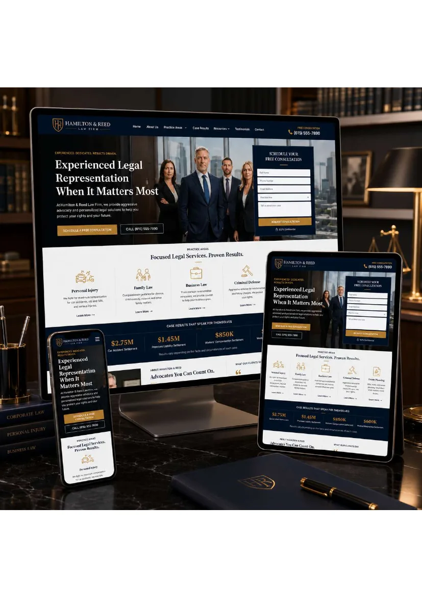 Hamilton & Reid website project