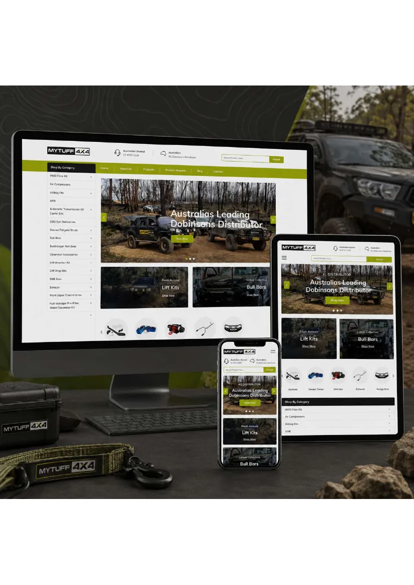MyTuff 4x4 website project