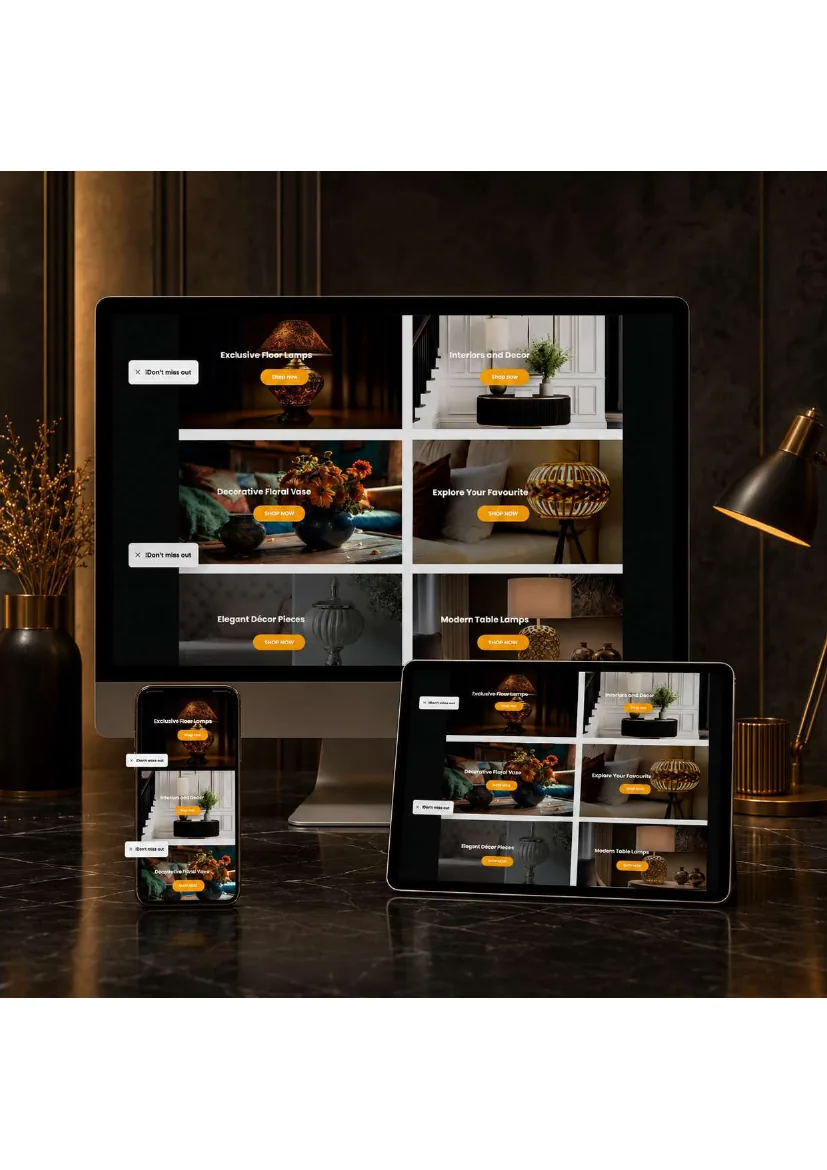 Interior Commerce website project